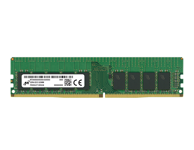 Micron 美光 記憶體 企業用DDR4 ECC UDIMM